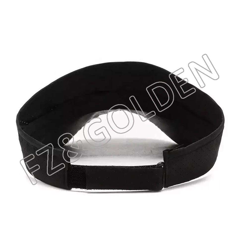 FZBS20250729-2 Wholesale Custom Embroidery Printed Logo Outdoor Beach Adjustable Sun Cap Quick Fast Dry cap golf running Visor Hats For unisex