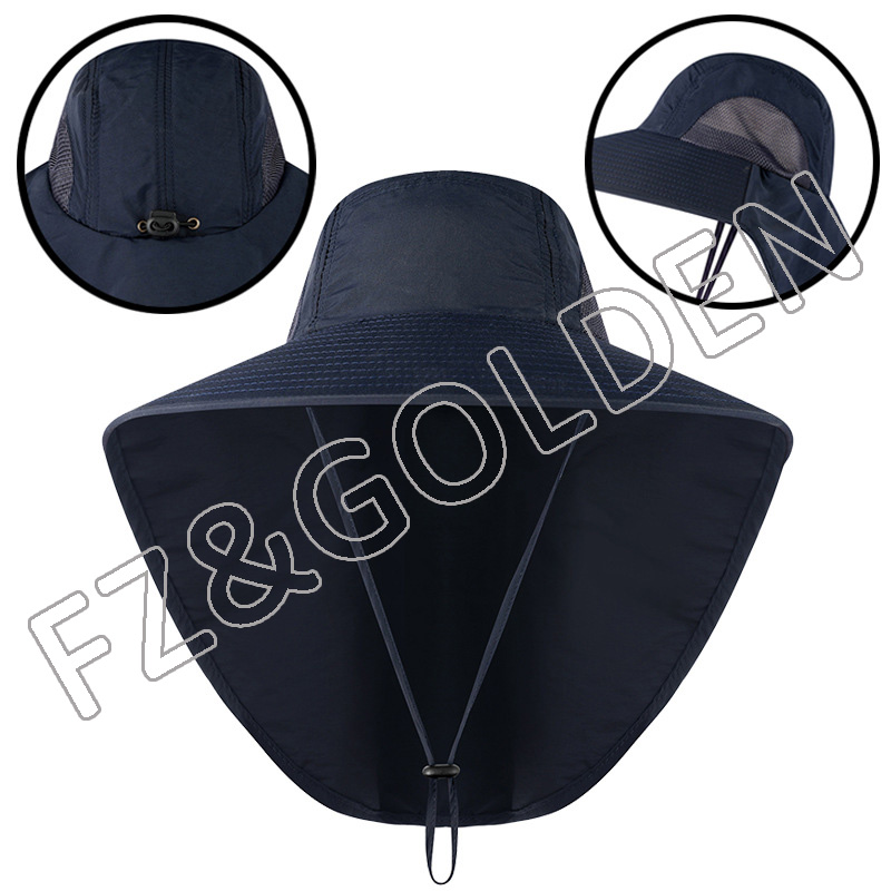 Best-Selling Kids Hat And Scarf Set Supplier -
The Depot Lightweight Quick Dry Polyester Packable Nylon Sun Bucket Hat - FUZHI