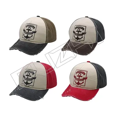 FZBC-6033 5 Panel vintage baseball cap