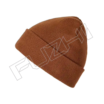 FZBH-1004 Hats Men Custom Logo Streetwear Warm Knit Beanie winter products 2023