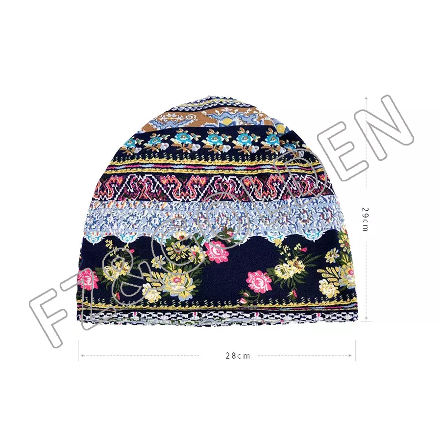FZBH20250729-2 Jemis Skullies Thin Bonnet Cap Autumn Casual printed Beanies Hat
