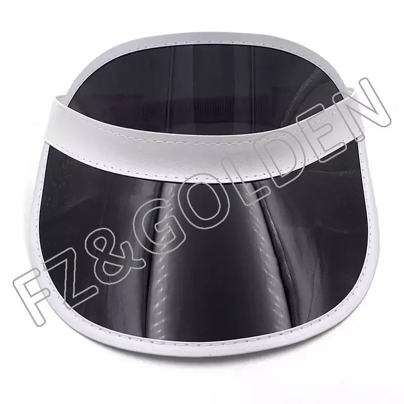 FZSH20250722 Plastics Clear Sun Visors Hat Cap Headwear Sunhat Golf Tennis Beach Cycle uv protection visor