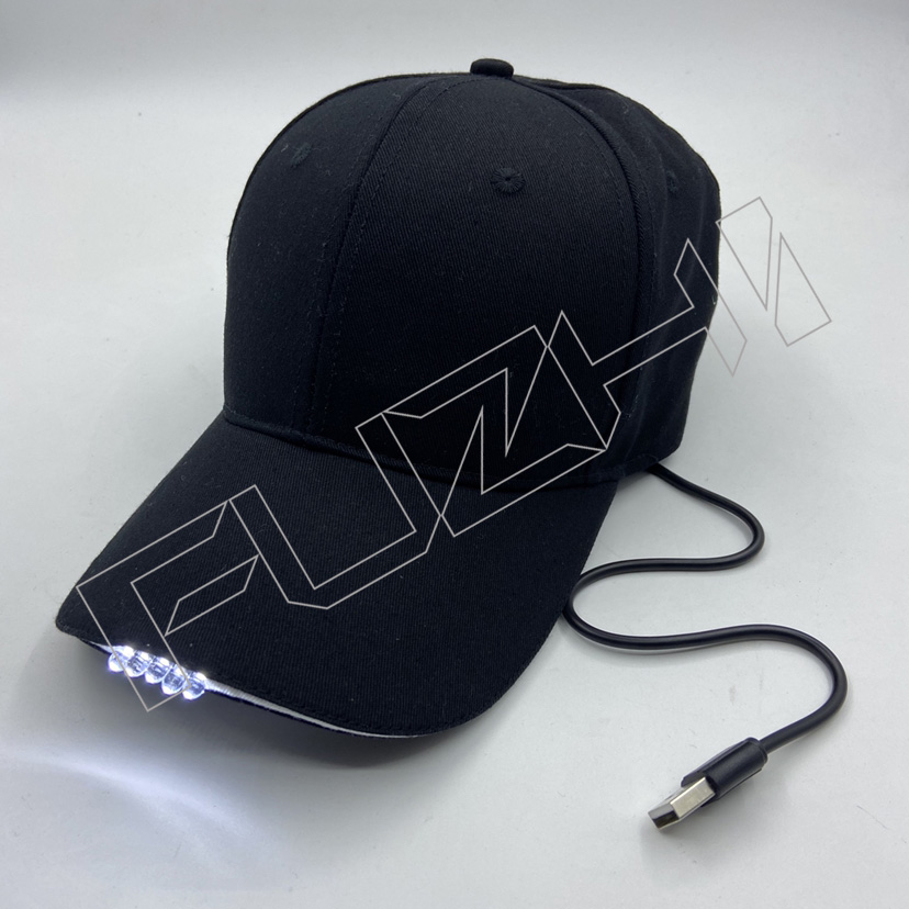 FZLC-3001 6 panel LED baseball cap