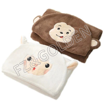 Cheapest Knitted Blanket Suppliers -
Sleeping Wearable Kids Hoodie Blanket Set - FUZHI