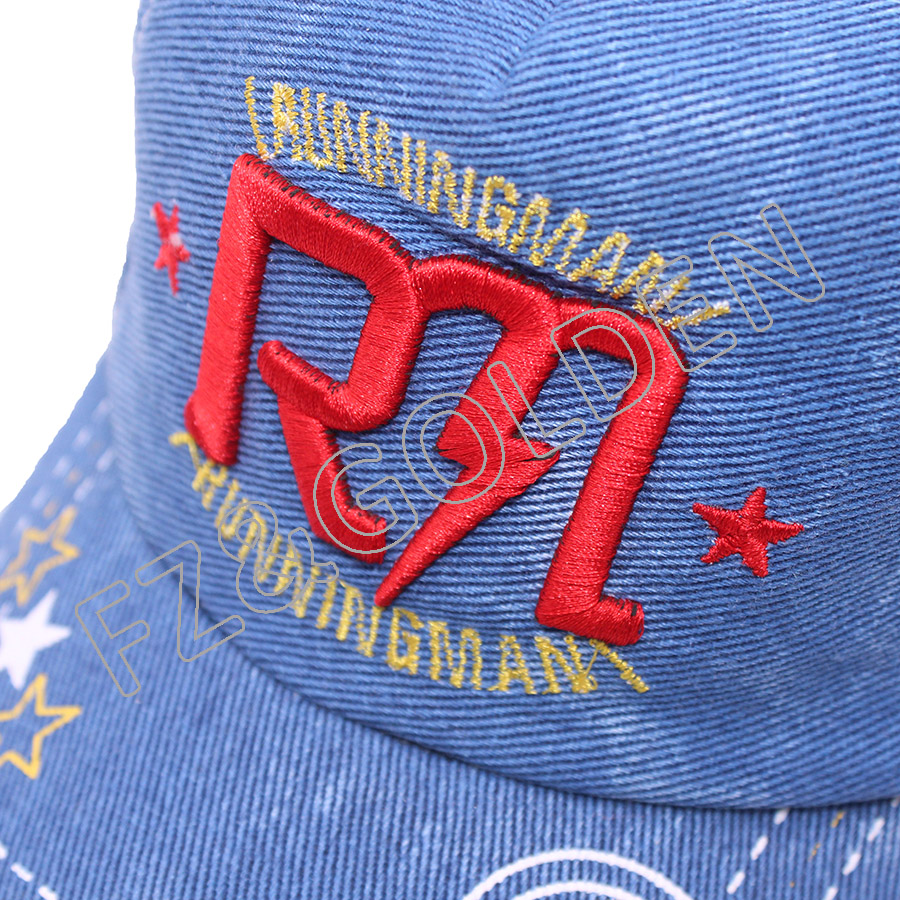 China Dad Cap Factory -
small size child 54cm custom black made snapback hats for kids - FUZHI