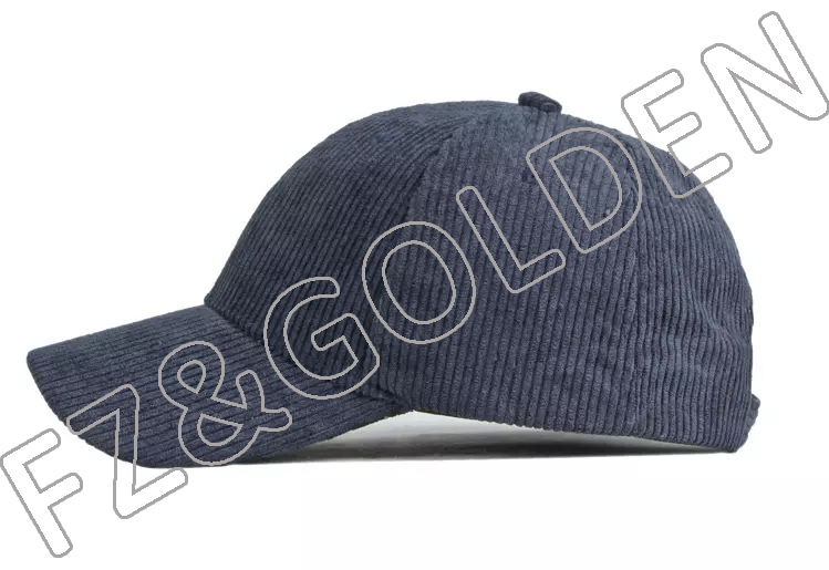 FZBC20250716-8 BSCI Wholesale Custom Your Design Embroidery Logo Dad High Quality 6 Panel Baseball Cap Corduroy hat