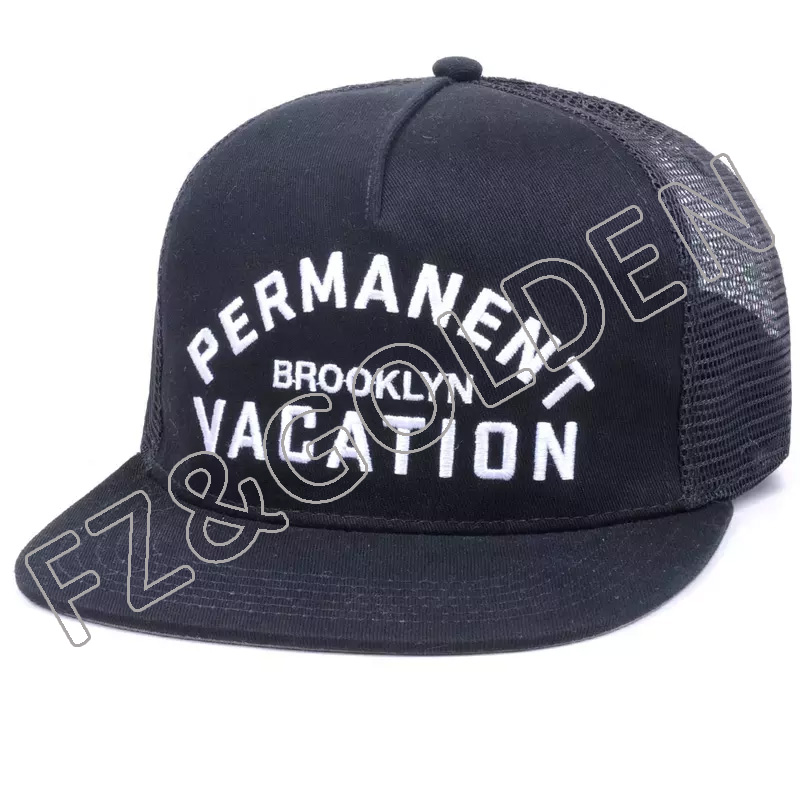 Export 5 Panel Baseball Cap Supplier -
low moq flat brim mesh hats snapback caps blank snapback trucker baseball caps hat - FUZHI