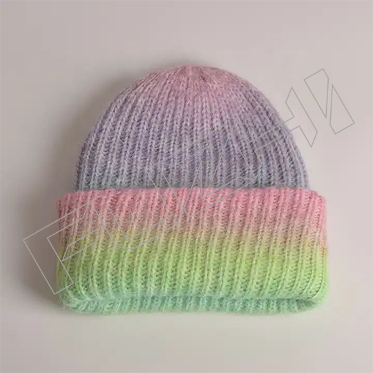 FZBH20250623-2 New arrival high quality knitting winter wool beanie hat customized logo