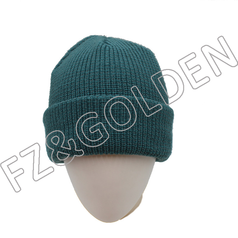High-Quality Reflective Cap Factory -
Reflective Adult Polyester Knitted Hat - FUZHI