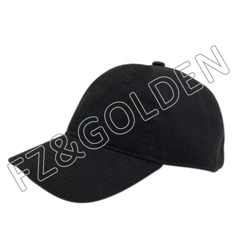 OEM/ODM Racing Cap -
Factory Blank Dad Hats Unisex 100% Cotton Black New Plain 6 Panel Baseball Custom Logo vintage ball cap - FUZHI