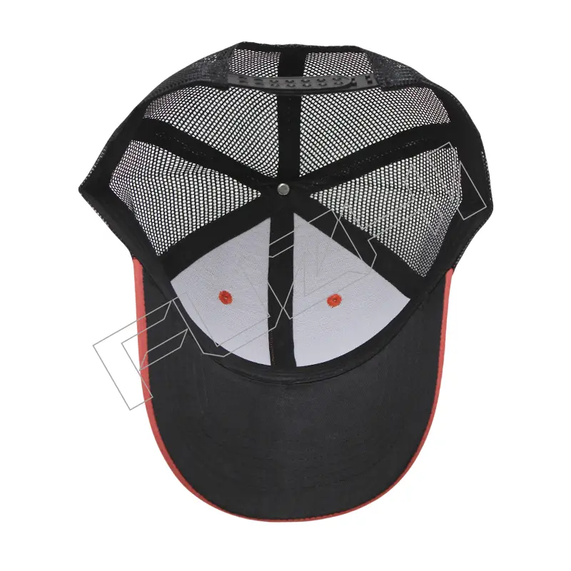 FZBC-6009 6 panel new multicolor fashion patchwork nylon mesh trucker cap