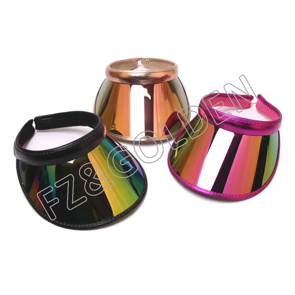 Unisex Candy Color Clear UV Protection Sports Outdoor Activities Plastic Visor