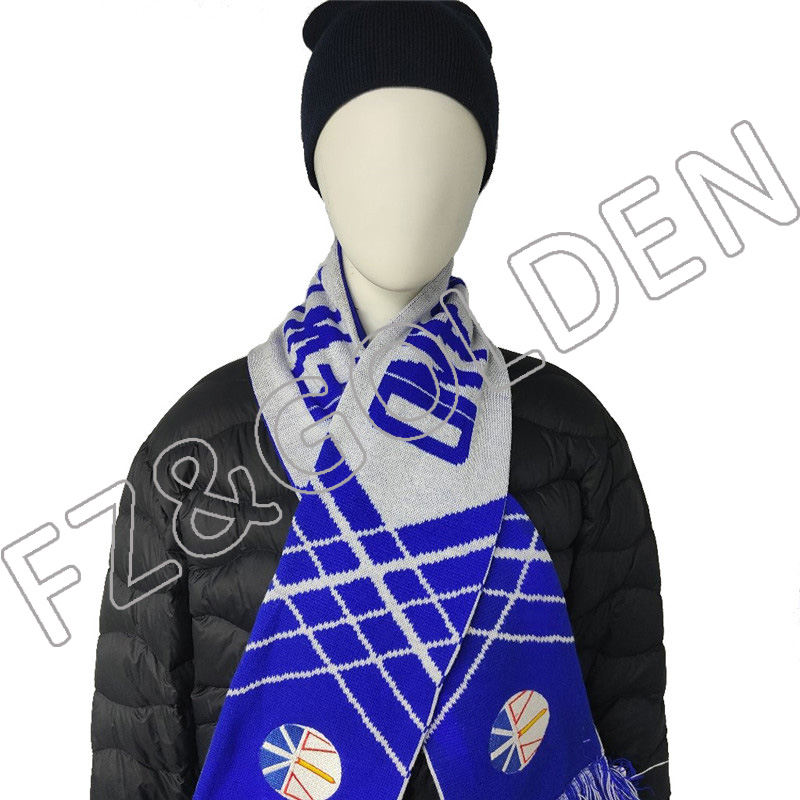 Export Ladies Scarf Supplier -
High Quality Custom Embroidery Knitted Scarf - FUZHI