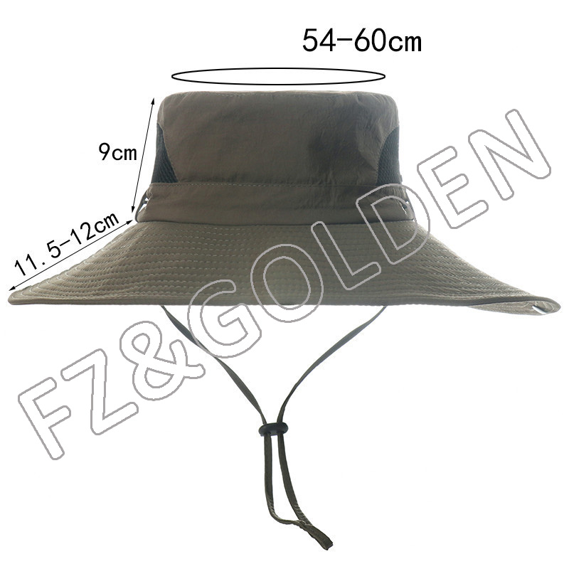 China Wool Knitted Hat Suppliers -
Foldable Super Wide Brim Fishing Bucket Safari UPF 50+ Sun Protect Hat - FUZHI