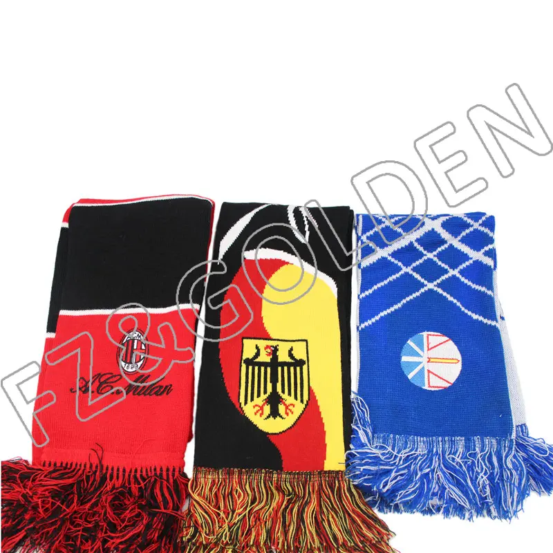 High Quality Custom Embroidery Knitted Scarf – FUZHI