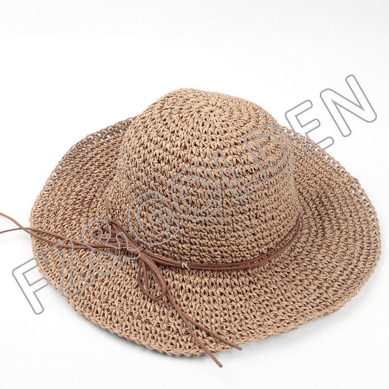 Discount Nets Hat Manufacturer -
Women's Sun Wide Brim UPF 50+ Summer Straw Beach Bucket Hat - FUZHI