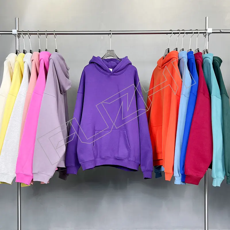 FZHP-1000 Customize fashion men’s and women’s color fleece hoodie & fleece pants