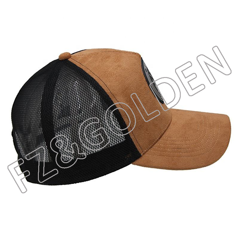 Discount Nets Cap -
Factory Cheap Vintage Trucker Baseball 5 Panel Custom Suede Mesh Cap - FUZHI