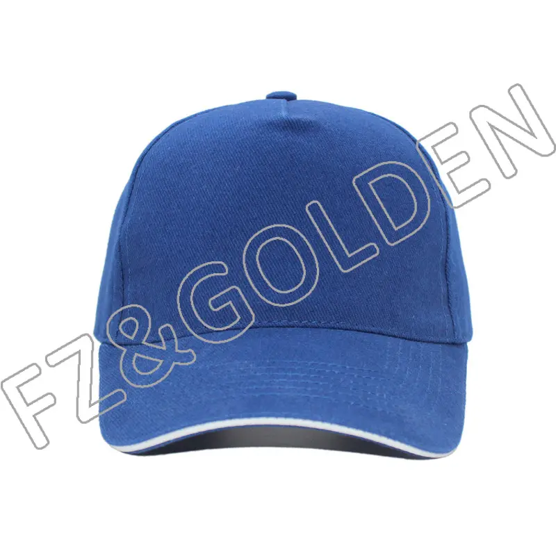 High-Quality Military Cap –
5 panel 100% Cotton Twill Baseball Cap With Sandwich Brim – FUZHI