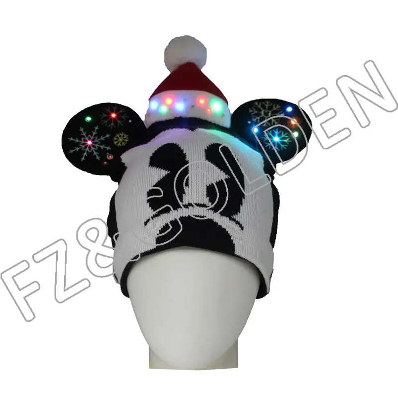 Christmas product Mickey Mouse LED Christmas Hat – FUZHI