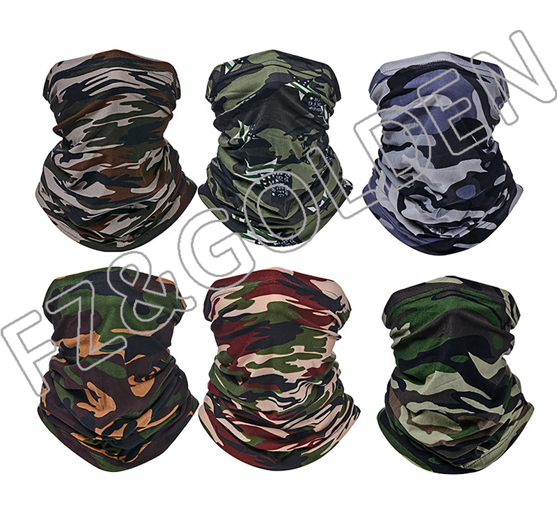 Wholesale Football Scarf Manufacturer -
Head Wrap Scarf Neck Warmer Balaclava Face Mask for Sports - FUZHI