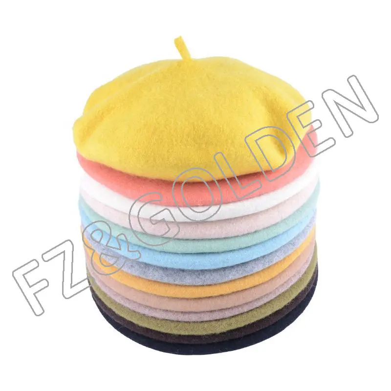 Wholesale Winter Beanie Hat Supplier –
French Solid Color Cashmere Classic Wool Unisex Beret Cap – FUZHI