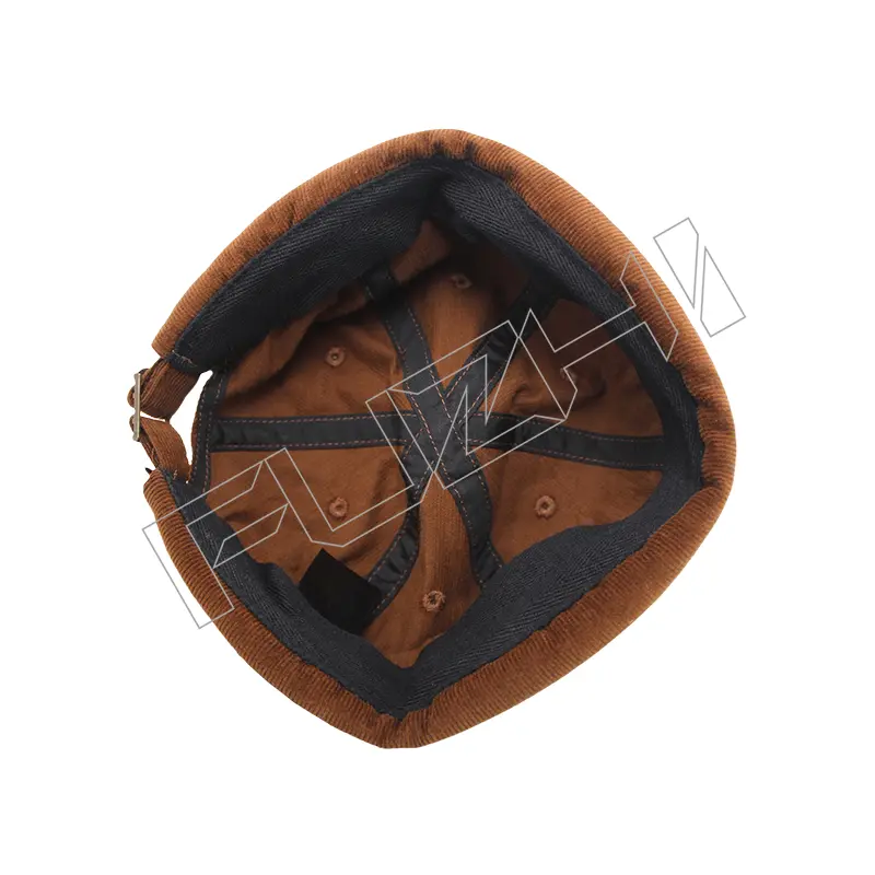 FZDL-1007 Fashion art casual dairy life corduroy bowler hat skull cap melon skin hat