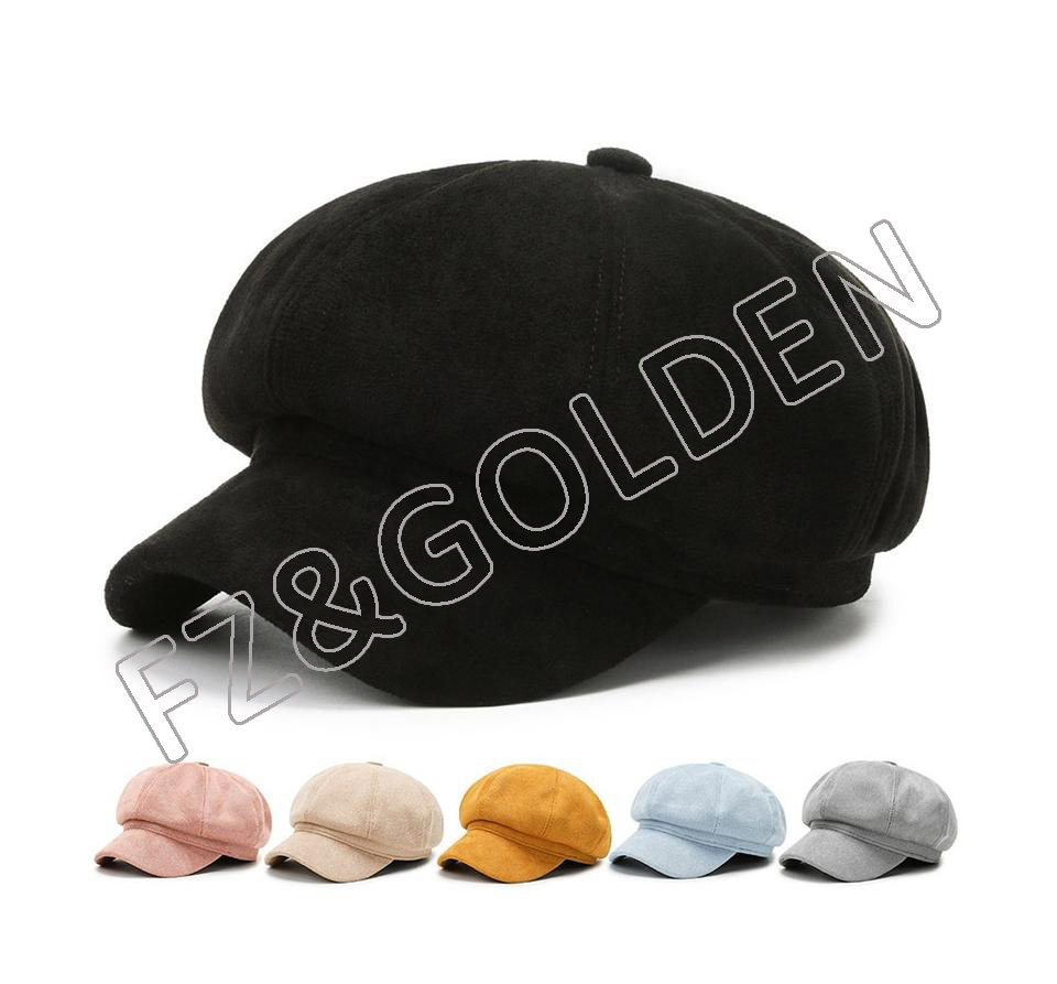 OEM/ODM Custom Hat -
French Winter Classic Women Knitted Beret Hat - FUZHI