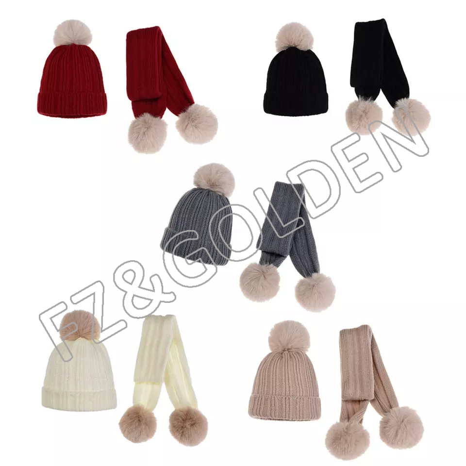 Export Winter Hats And Scarf Manufacturer –
Autumn and winter boys girls can keep warm protect themselves against the cold kids hats and scarfs winter – FUZHI