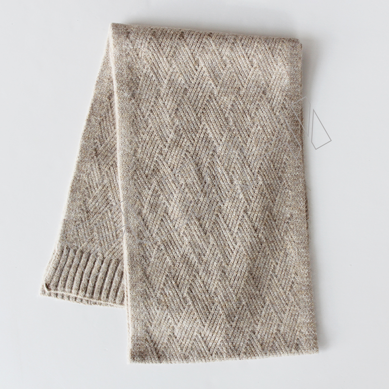 FZBH-1022 New women’s winter solid color wool warm beanie, scarf and glove three-piece set anti-cold wool ball and cashmere knitted set