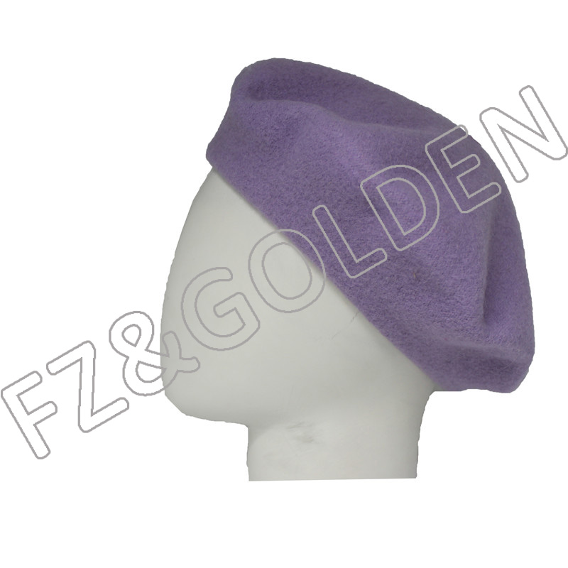 Export Fitted Baseball Caps -
Winter Warm Colorful Wool Berets - FUZHI