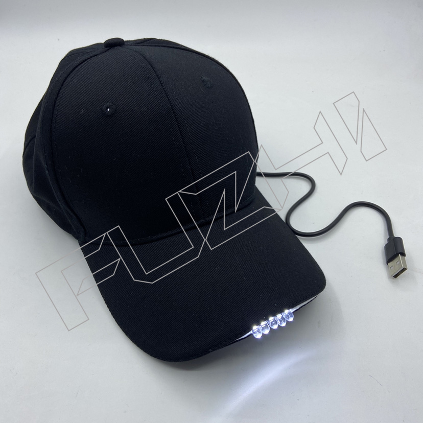 FZLC-3001 6 panel LED baseball cap
